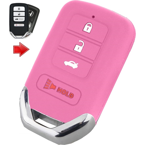 RemoteOverstock Remote Key Fob Skin Cover Case Shell Remote Protector for Honda fits 2013-2021 Accord CR-V Civic Fit