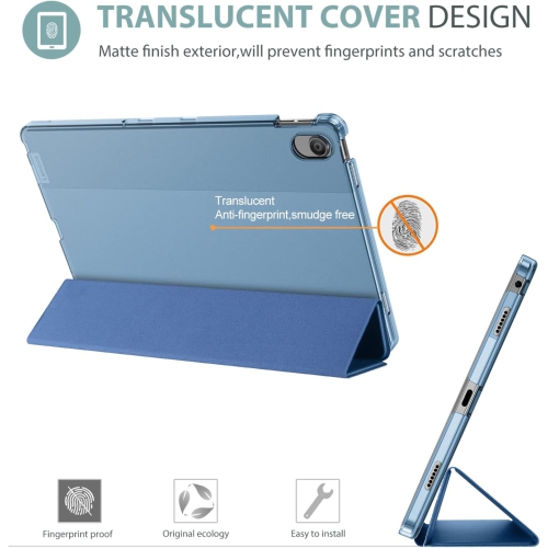 for Lenovo Tab M10 Plus Case 10.6 Inch 2022 3rd Gen, Slim Stand Hard Back Shell Protective Smart Cover Case