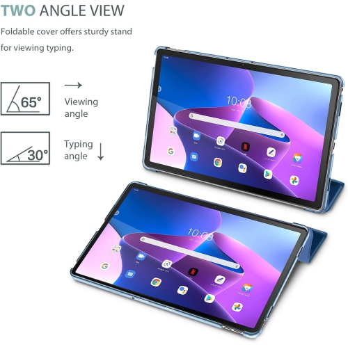 for Lenovo Tab M10 Plus Case 10.6 Inch 2022 3rd Gen, Slim Stand Hard Back Shell Protective Smart Cover Case