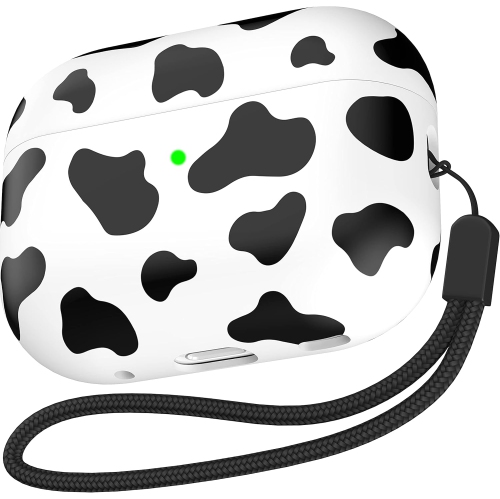 Matte Cow Print Case for Airpods Pro 2nd Generation Case Cover AirPods Pro 2 Hard TPU Protective Cover