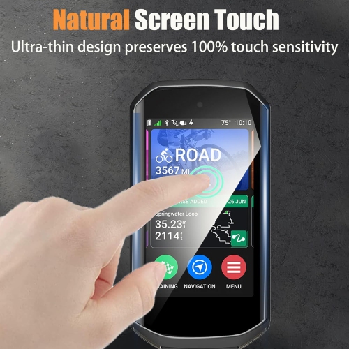 Compatible for Garmin Edge 1050 Screen Protector, [6 Pack] Full Coverage TPU Clear Film Compatible for Garmin