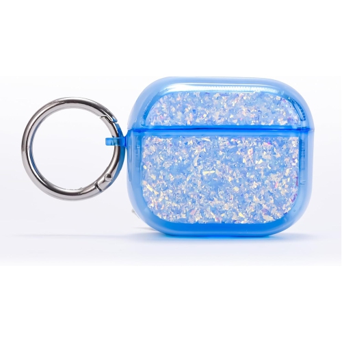 Earbud Case for Airpods 3rd 2021 Generation for Girls Women, Sparkle Bling Glitter Liquid Cute Soft Silicone