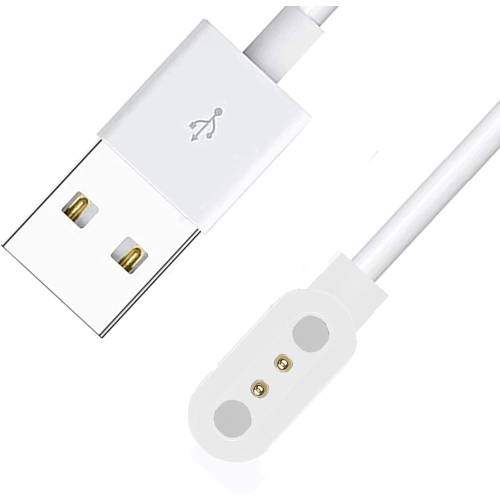 Chargeur pour montre intelligente ID208 Plus, câble de recharge USB magnétique Câble de chargement de rechange compatible avec WMK ID208