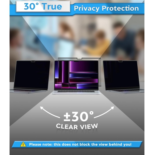 Écran de confidentialité magnétique pour MacBook Pro de 14 po - Écran de protection de confidentialité amovible pour MacBook Pro de 14 po