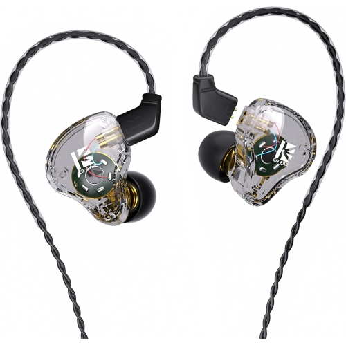 KBEAR KS1 Gaming Wired Earbuds Excellent B Sound with Power in Ear Monitor, High Resolution in-Ear Headphone