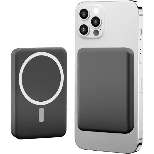 Mag-Safe y Pack,5000mAh Magnetic Power Bank with USB C PD 20W Ultra Fast Charging Portable