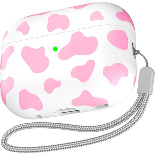 Matte Cow Print Case for Airpods Pro 2nd Generation Case Cover AirPods Pro 2 Hard TPU Protective Cover