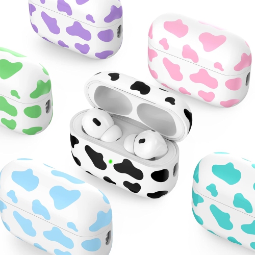 Matte Cow Print Case for Airpods Pro 2nd Generation Case Cover AirPods Pro 2 Hard TPU Protective Cover