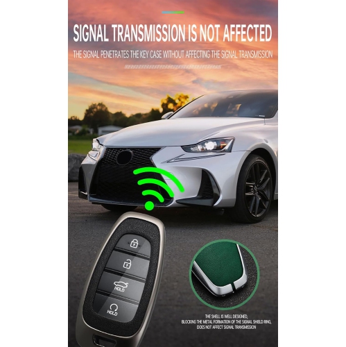 PU Leather 3/4/5/7/8 Button Key Fob Cover Fit for Hyundai Sonata 2023 2022 Santa fe Tucson 2024 Palisade