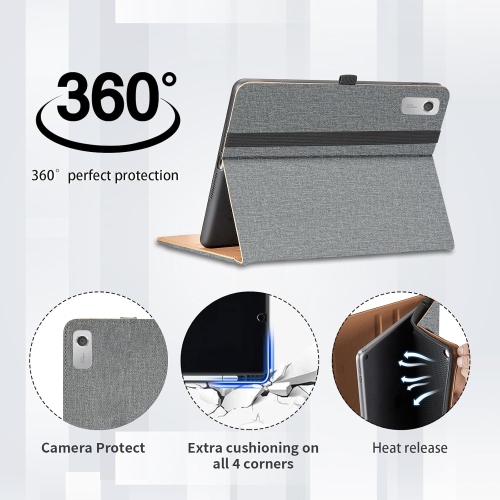 Case for Lenovo Tab M9 9.0 inch - [Hand Strap] Multi-Angle Viewing Stand PU Leather Tablet