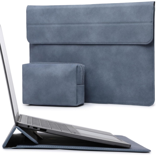 13.3-14 Inch Laptop Sleeve Cover with Case Stand Feature for MacBook Pro 14 M3/M2/M1 Pro/Max A2992 A2918 A2779
