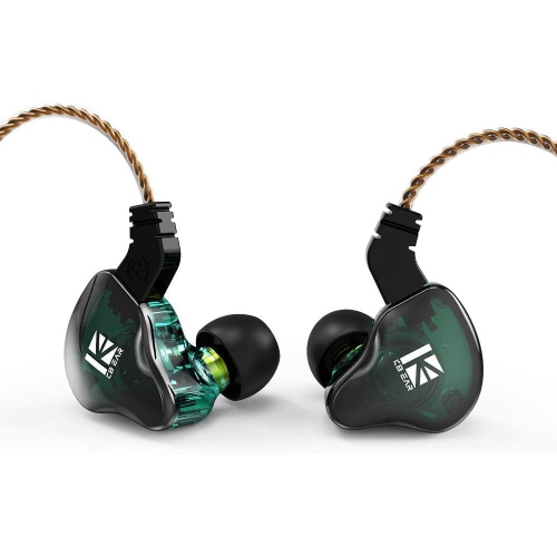 KBEAR KS2 in Ear Monitors, 1BA 1DD Stereo in Ear Headphones, IEM HiFi Over Ear Earbud Noise