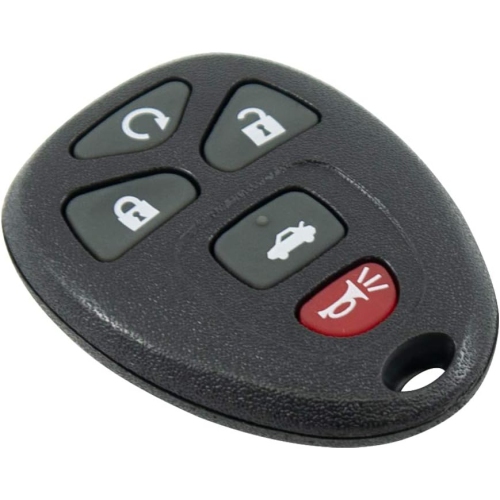 New Keyless Entry 5 Button Remote Start Car Key Fob for Select GM Chevrolet Buick Pontiac and Saturn