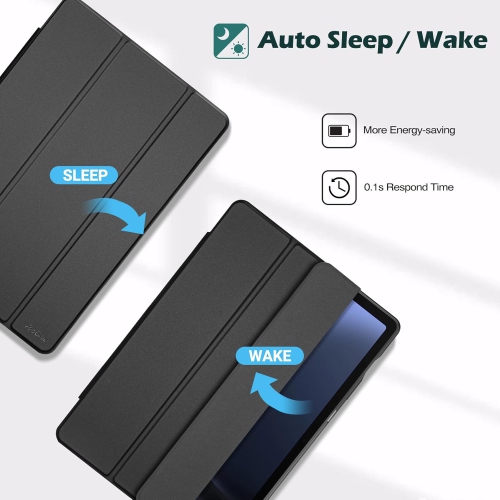 Case for Galaxy Tab S9 FE Plus/S9 FE+ 12.4 Inch 2023(SM-X610/SM-X616B) with S Pen Holder, Smart Cover