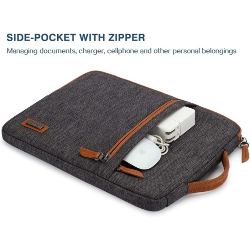 14 inch Laptop Sleeve Case Water-Resistant Handle Bag for Most 14” Computer/Surface Book/Lenovo Flex 4/Yoga