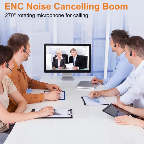 Latest Bluetooth 5.3 w/Noise Canceling Boom , for Phone PC Computer Latop,