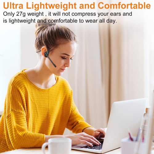 Latest Bluetooth 5.3 w/Noise Canceling Boom , for Phone PC Computer Latop,