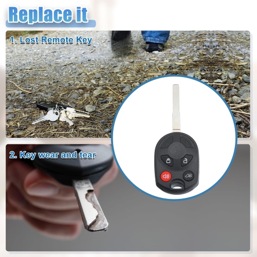 315 MHz 4 Buttons MPV Penger Van Cargo Keyless Entry Remote Key Fob Fit for Ford Transit Transit-150