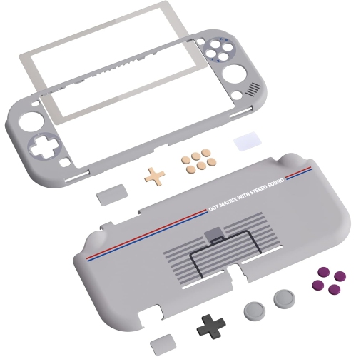 PlayVital Clic 1989 GB DMG-01 Protective Grip Case for Nintendo Switch Lite, Hard Cover Protector