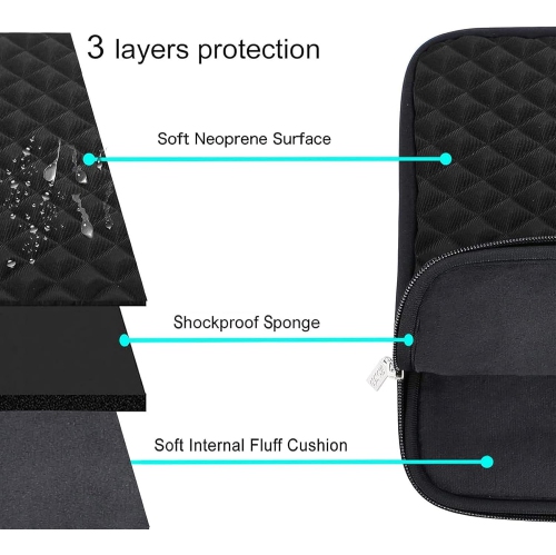 Laptop Sleeve Compatible with MacBook Air/Pro, 13-13.3 inch Notebook, Compatible with MacBook Pro 14 inch