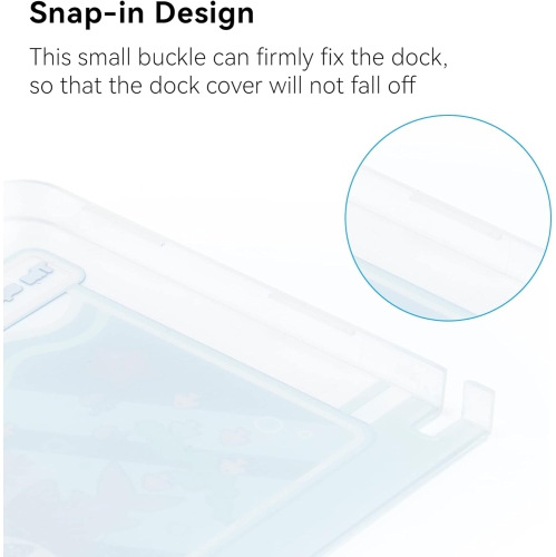 Anti Scratch Switch O Dock Cover- Hard Faceplate Sleeve Pad for Switch O Dock- DIY Replacement Shell