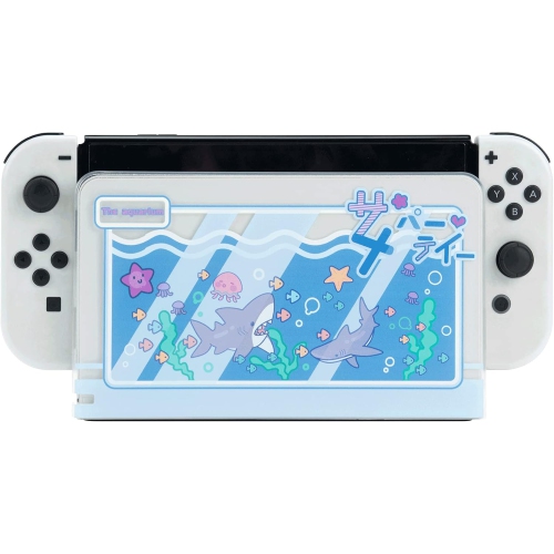 Anti Scratch Switch O Dock Cover- Hard Faceplate Sleeve Pad for Switch O Dock- DIY Replacement Shell