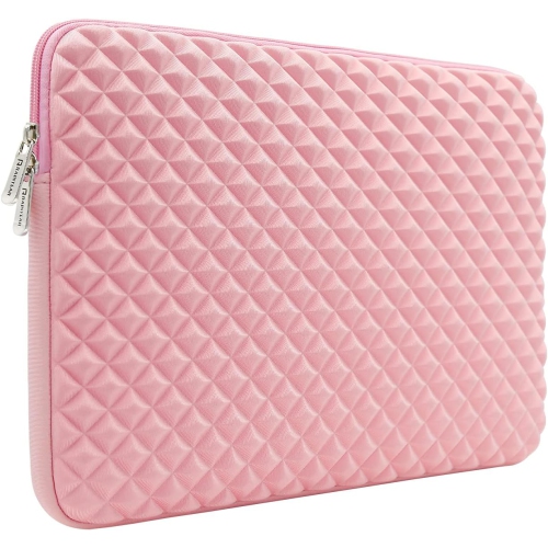 RAINYEAR 14 Inch Laptop Sleeve Diamond Foam Water&Shock Resistant Protective Case Padded Cover Carrying Bag Compatible