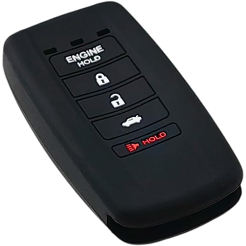 Silicone Rubber Key Fob Cover Compatible with 2014-2021 Acura ILX MDX RDX RLX TLX KR537924100