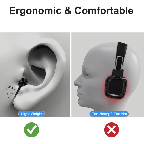 Écouteurs USB Ordinateur , Écouteurs intra-auriculaires avec fil à suppression du bruit avec rophone 7,5 pi pour Office Live