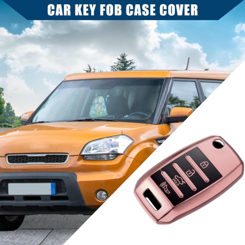 Car Key Fob Cover Case for Kia Soul 2013-2018 / Key Fob Shell Protector Keyless Remote Smart Key
