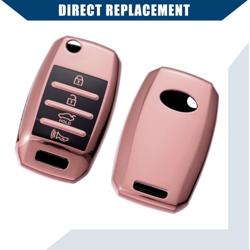 Car Key Fob Cover Case for Kia Soul 2013-2018 / Key Fob Shell Protector Keyless Remote Smart Key