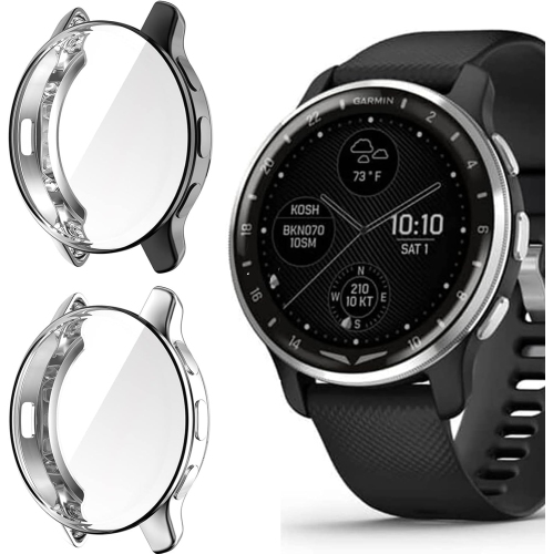 Compatible for Garmin D2 Air Case, All-Around Protective TPU Cover Screen Protector Case Cover
