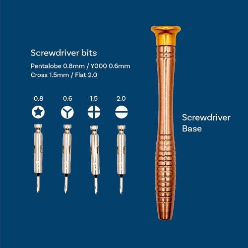 Phone Repair Kit Compatible with iPhone – Screwdriver Opening Tool Set – 12-in-1 Repair Set – Screen