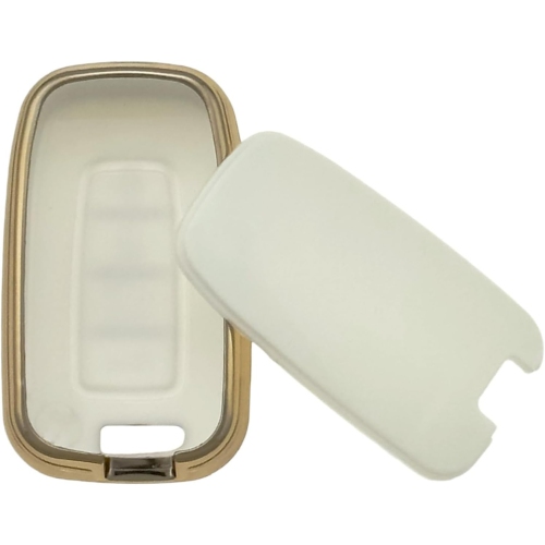 TPU Key Fob Cover Compatible with 2007-2017 Hyundai Azera Elantra GT Equus Genesis Santa Fe Tucson