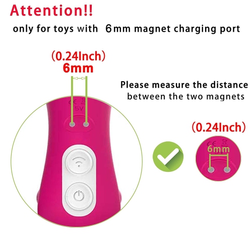 Magnetic USB DC Charger Cable Replacement Charging Cord-(6mm/0.24in)