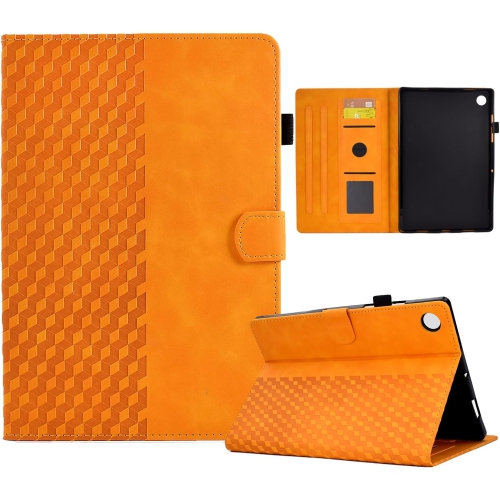 Lenovo Tab M10 Plus 10.6" 3rd Gen 2022 Case, Pu Leather Embossed Pattern Stand Folio Tablet Cover with [