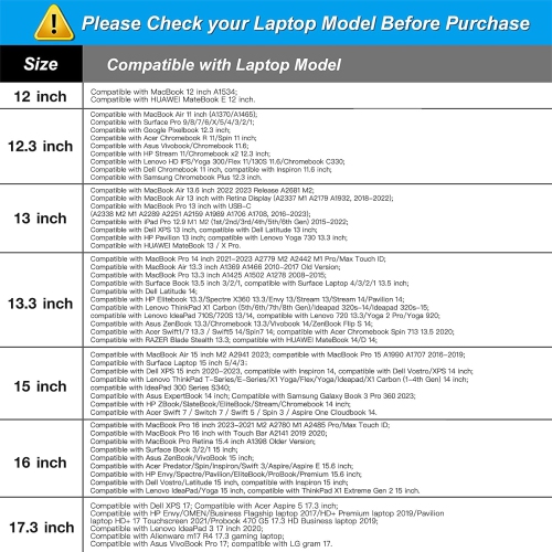 Housse pour ordinateur portatif compatible avec 13 po pour ordinateur portatif, étui vertical en polyester avec pochette, gris lavande