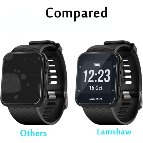 for Garmin Forerunner 35 Case, Silicone Case with Screen Protector for Garmin Forerunner 35 Watch