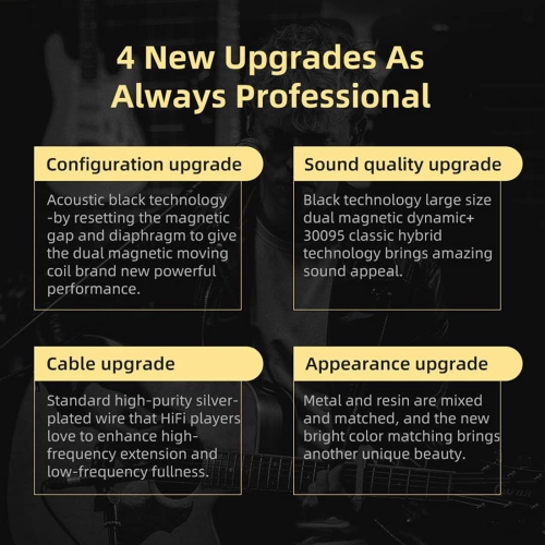 KZ ZSN Pro X in Ear Monitor Earphone 1BA 1DD Wired Earphone HiFi Sport Gaming Earbuds Headphones Compatibility