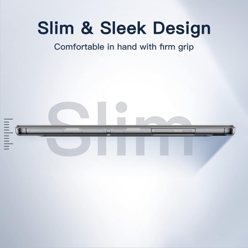 Étui pour Galaxy Tab A7 10&nbsp;po 4 de Samsung 2020, PAS pour Tab A7 Lite, mince dos translucide