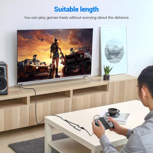 USB Splitter Cable USB y Splitter Adapter Dual USB 2.0 Power Cord Extension for Charging/Data