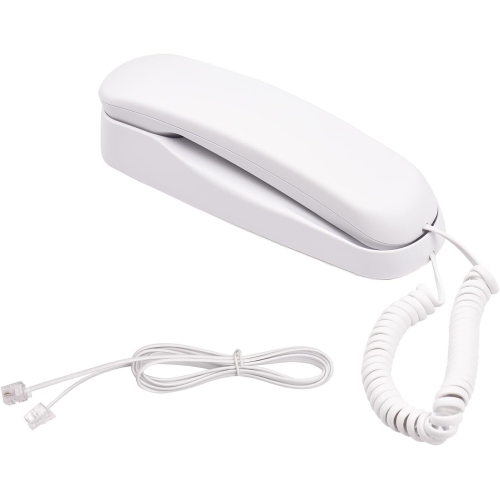 Téléphone avec fil, téléphone fixe pour la maison avec cordon, aucun cordon d'alimentation c.a./y requis Téléphone mural