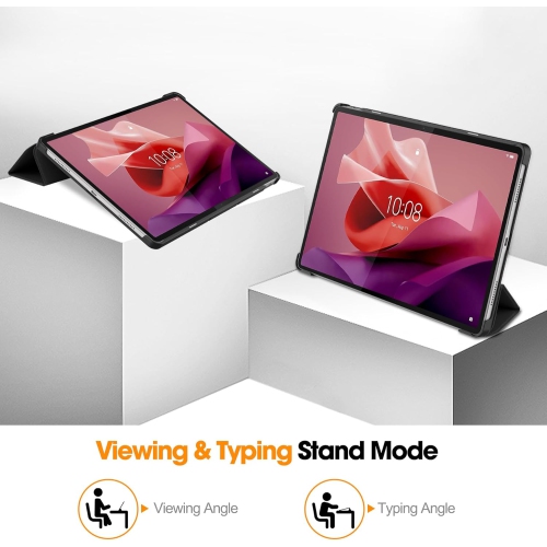 Smart Case for Lenovo Tab P12 Pro 12.7", Lightweight Trifold Stand Smart Multi-Angle Stand Cover