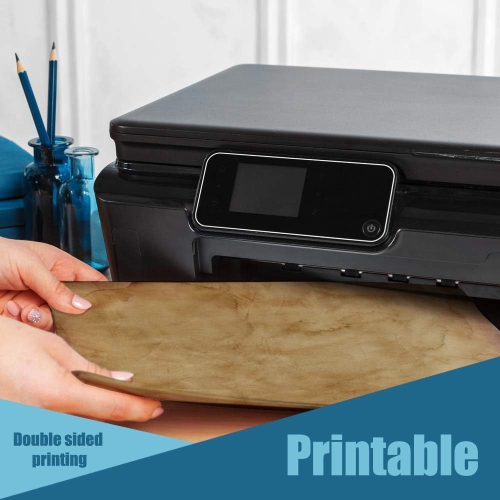 Antique Stationary Paper and Envelopes Set – Vintage Parchment Paper Old Fashioned Letter Stationery for Printing,