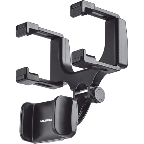 s Rearview Mirror Car Mount Grip for Universal Smartphones, Multimedia Devices, GPS Units, Fits