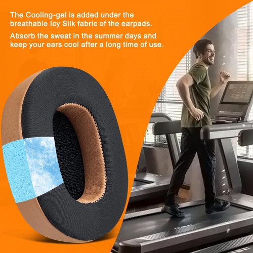 Cooling-Gel Earpads Cushions Replacement for Skullcandy Hesh 3/ANC/Evo & Crusher /ANC/Evo & Venue ANC
