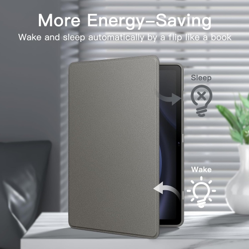 Case for Samsung Galaxy Tab S9 FE 10.9-Inch with S Pen Holder, Slim Folio Stand Protective Tablet Cover,