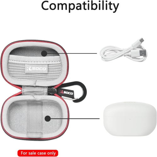 Hard Case for Sony WF-1000XM5 The Best Truly Bluetooth Noise Canceling Earbuds Headphones