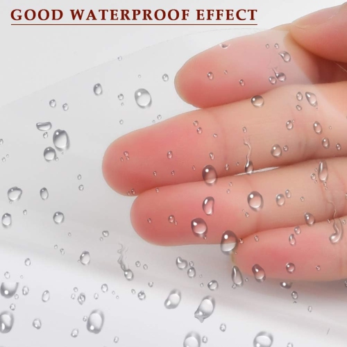 20 feuilles de papier autocollant en vinyle imprimable à jet d'encre, étiquettes transparentes Papier autocollant en vinyle étanche