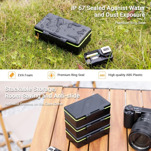 Étui de rangement 27&nbsp;A y de 23&nbsp;A pour 21 23&nbsp;A A23 23AE MN21 27&nbsp;A A27 27&nbsp;A, 23&nbsp;A portatif résistant à l'eau et antichoc